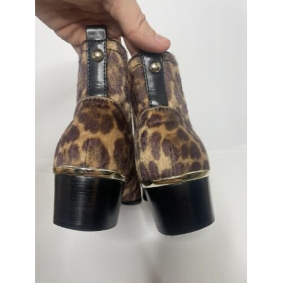 Nine West Women's Size 7M Ankle Boots Cheetah / Leopard - Picture 7 of 8
